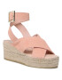 Manebi Espadrilles Wedges W Belt W 1.4 Wb Rózsaszín - Pepit.hu