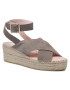 Manebi Espadrilles Wedges W Belt W 1.9 Wb Szürke - Pepit.hu