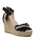 Manebi Espadrilles X Wedges Valenciana G 4.2 WF Fekete - Pepit.hu