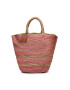 Manebi Táska Natural Raffia Summer Bag v 5.8 AD Rózsaszín - Pepit.hu