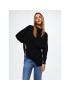 Mango Sweater Vieira 37065940 Fekete Oversize - Pepit.hu