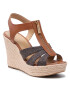 MICHAEL Michael Kors Espadrilles Berkley Wedge 40S1BRMS1B Barna - Pepit.hu