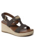 MICHAEL Michael Kors Espadrilles Mk Plate Wedge 40T2MKMS1B Barna - Pepit.hu