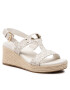 MICHAEL Michael Kors Espadrilles Mk Plate Wedge 40T2MKMS1B Fehér - Pepit.hu