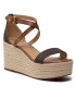 MICHAEL Michael Kors Espadrilles Serena Wedge Espadrille 40S2SEMS1B Barna - Pepit.hu