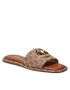 MICHAEL Michael Kors Papucs Hayworth Slide 40S2HAFP1Y Barna - Pepit.hu