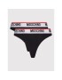 MOSCHINO Underwear & Swim 2 db tanga 4744 9003 Fekete - Pepit.hu