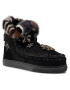 Mou Cipő Eskimo Sneaker Star Patch&Mink FW111006A Fekete - Pepit.hu