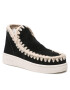 Mou Cipő Summer Eskimo Sneaker Perforated Suede SW211000O Fekete - Pepit.hu