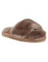 Mou Papucs Sheepskin Fur Slide Slipper FW161001L Barna - Pepit.hu