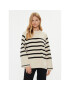 Noisy May Sweater 27027534 Bézs Relaxed Fit - Pepit.hu