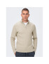 Only & Sons Sweater 22023210 Bézs Regular Fit - Pepit.hu