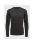 Only & Sons Sweater Garson 22006806 Szürke Slim Fit - Pepit.hu