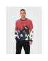 Only & Sons Sweater Xmas 22023349 Piros Regular Fit - Pepit.hu