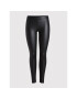 Pieces Leggings New Shiny 17078199 Fekete Slim Fit - Pepit.hu