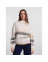 Pieces Sweater 17142347 Fehér Regular Fit - Pepit.hu