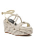 Pinko Szandál Brigitte Wedge Corda Intrecciata PE 23 BLKG1 100869 A0R3 Bézs - Pepit.hu