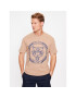 Plein Sport Póló T-Shirt Round Neck Ss Tiger AACC MTK6550 SJY001N Bézs Regular Fit - Pepit.hu