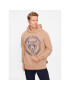 Plein Sport Pulóver Hoodie Sweatshirt Tiger AACC MJB3109 SJO001N Bézs Regular Fit - Pepit.hu