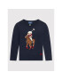 Polo Ralph Lauren Sweater Boston 322850996001 Sötétkék Regular Fit - Pepit.hu