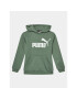 Puma Pulóver Ess Big Logo 586965 Zöld Regular Fit - Pepit.hu