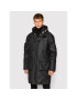 Rains Parka Unisex 1538 Fekete Regular Fit - Pepit.hu