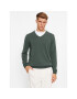 s.Oliver Sweater 2134588 Zöld Regular Fit - Pepit.hu