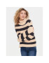 Saint Tropez Sweater 30512743 Kék Loose Fit - Pepit.hu