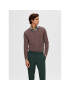 Selected Homme Sweater 16079774 Bordó Regular Fit - Pepit.hu