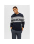 Selected Homme Sweater Claus 16086720 Sötétkék Regular Fit - Pepit.hu