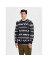 Selected Homme Sweater Deer 16086719 Sötétkék Regular Fit - Pepit.hu