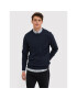 Selected Homme Sweater New Coban 16079780 Sötétkék Regular Fit - Pepit.hu