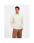 Selected Homme Sweater Rai 16086699 Bézs Regular Fit - Pepit.hu