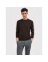 Selected Homme Sweater Romen 16085294 Barna Regular Fit - Pepit.hu