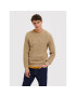 Selected Homme Sweater Vince 16059390 Barna Regular Fit - Pepit.hu