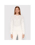 Sisley Sweater 101TM1009 Fehér Boxy Fit - Pepit.hu