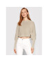 Sisley Sweater 103YM100Q Bézs Relaxed Fit - Pepit.hu