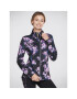 Skechers Anorák Skechcloud Winter Bloom Jacket JA3 Fekete Regular Fit - Pepit.hu