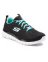 Skechers Cipő Get Connected 12615/BKTQ Fekete - Pepit.hu