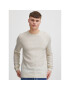 Solid Sweater 21107341 Bézs Regular Fit - Pepit.hu