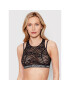 Stella McCartney Melltartó felső Comfort Lace With Logo S6RG41050.00112 Fekete - Pepit.hu