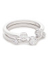 Swarovski 2 db-os gyűrűkészlet Constella Ring 5640962 Ezüst - Pepit.hu