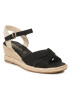 Tamaris Espadrilles 1-28367-20 Fekete - Pepit.hu