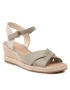 Tamaris Espadrilles 1-28367-20 Zöld - Pepit.hu