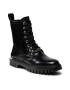 Tommy Hilfiger Bakancs Polished Leather Lace Up Boot FW0FW06008 Fekete - Pepit.hu