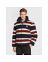 Tommy Hilfiger Báránybőr kabát Stripe Teddy MW0MW28720 Sötétkék Oversize - Pepit.hu