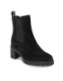 Tommy Hilfiger Bokacsizma Essential Midheel Suede Bootie FW0FW07522 Fekete - Pepit.hu