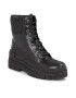 Tommy Hilfiger Bokacsizma Feminine Felt Lace Up Bootie FW0FW07500 Fekete - Pepit.hu