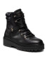 Tommy Hilfiger Bokacsizma Polished Leather Flat Boot FW0FW06042 Fekete - Pepit.hu