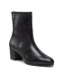 Tommy Hilfiger Bokacsizma Th Hardware Bootie Leather FW0FW06760 Fekete - Pepit.hu